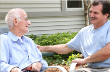 Volunteering at Knollwood Nursing Center